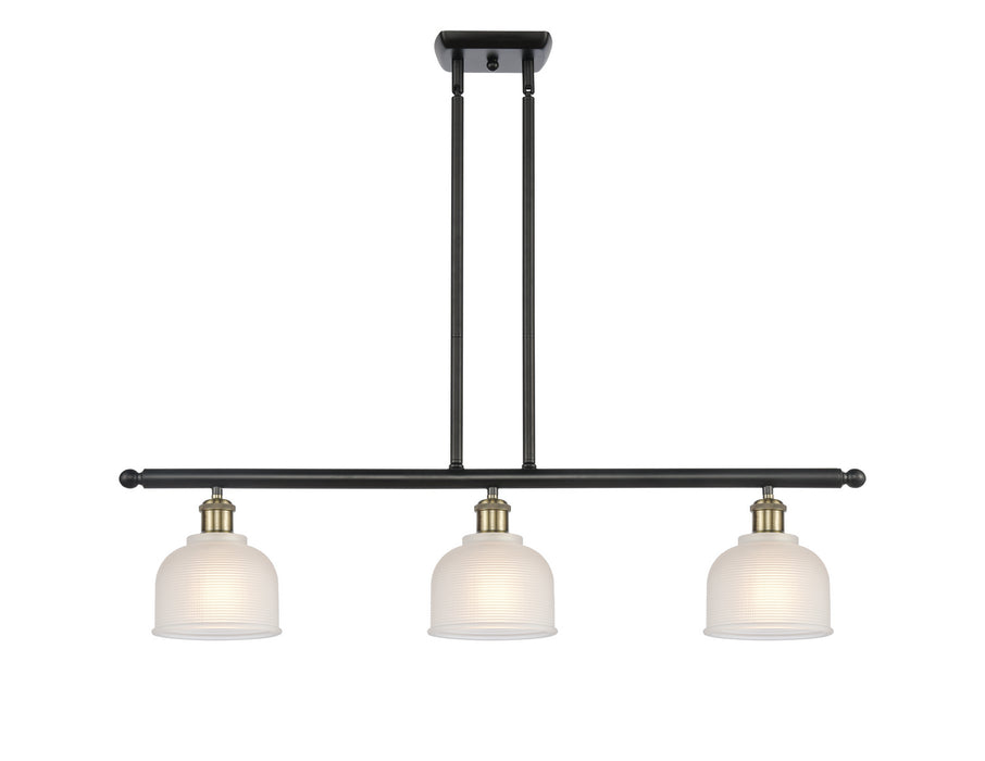 Innovations - 516-3I-BAB-G411 - Three Light Island Pendant - Ballston - Black Antique Brass