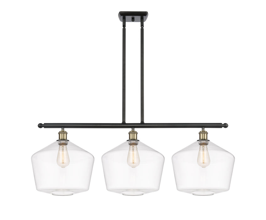 Innovations - 516-3I-BAB-G652-12 - Three Light Island Pendant - Ballston - Black Antique Brass