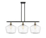 Innovations - 516-3I-BAB-G654-12 - Three Light Island Pendant - Ballston - Black Antique Brass