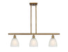 Innovations - 516-3I-BB-G381 - Three Light Island Pendant - Ballston - Brushed Brass