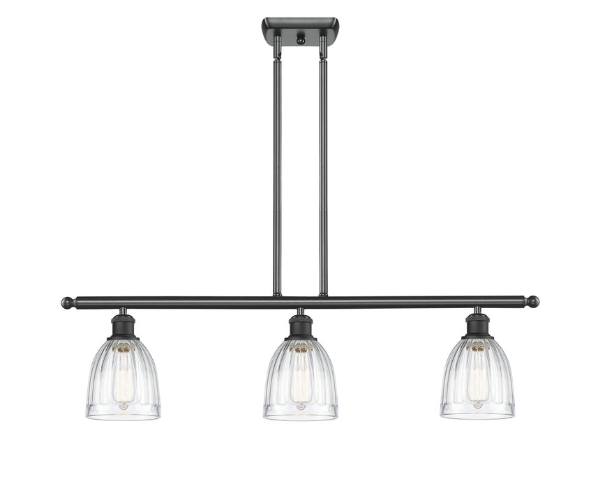 Innovations - 516-3I-BK-G442 - Three Light Island Pendant - Ballston - Matte Black