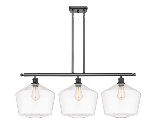 Innovations - 516-3I-BK-G652-12 - Three Light Island Pendant - Ballston - Matte Black