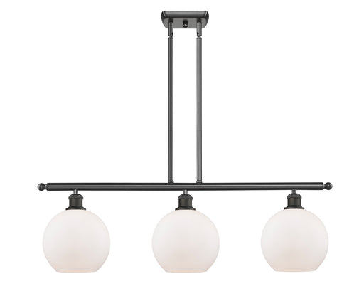 Innovations - 516-3I-OB-G121-8 - Three Light Island Pendant - Ballston - Oil Rubbed Bronze