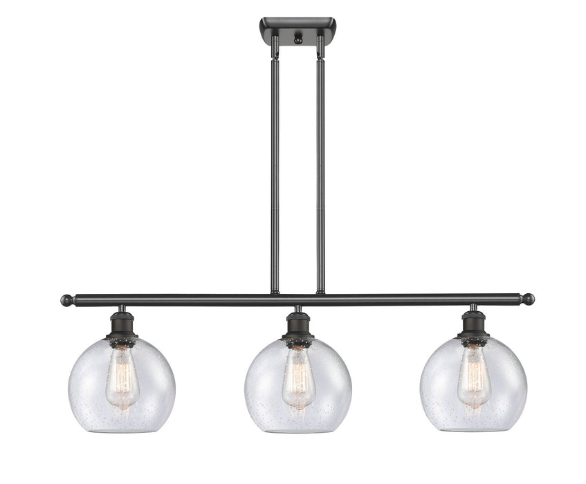 Innovations - 516-3I-OB-G124-8 - Three Light Island Pendant - Ballston - Oil Rubbed Bronze