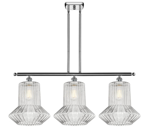 Innovations - 516-3I-PC-G212 - Three Light Island Pendant - Ballston - Polished Chrome