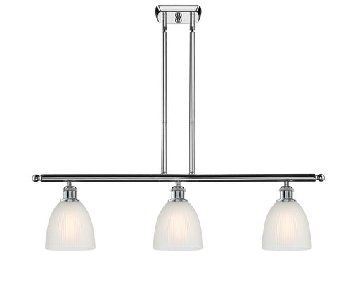 Ballston Three Light Island Pendant Polished Chrome