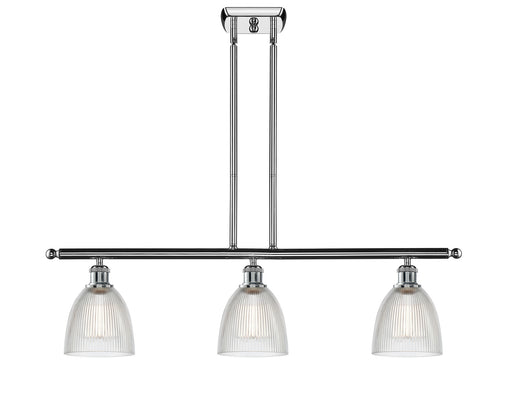 Ballston Three Light Island Pendant Polished Chrome