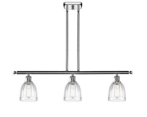 Ballston Three Light Island Pendant Polished Chrome