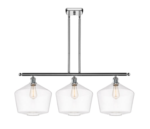 Innovations - 516-3I-PC-G652-12 - Three Light Island Pendant - Ballston - Polished Chrome