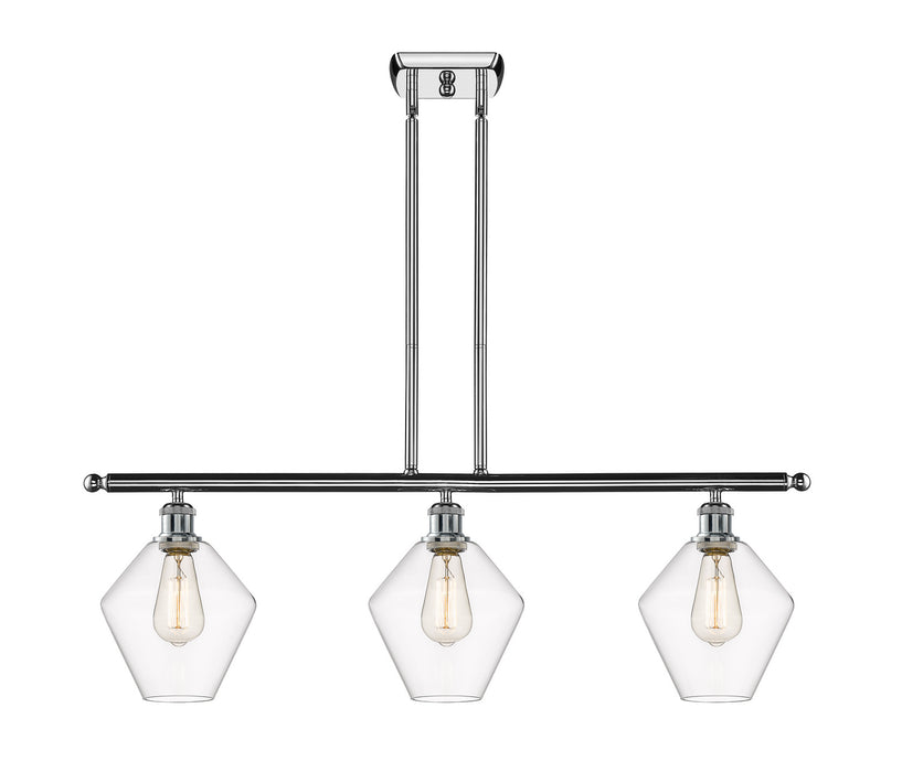 Innovations - 516-3I-PC-G652-8 - Three Light Island Pendant - Ballston - Polished Chrome