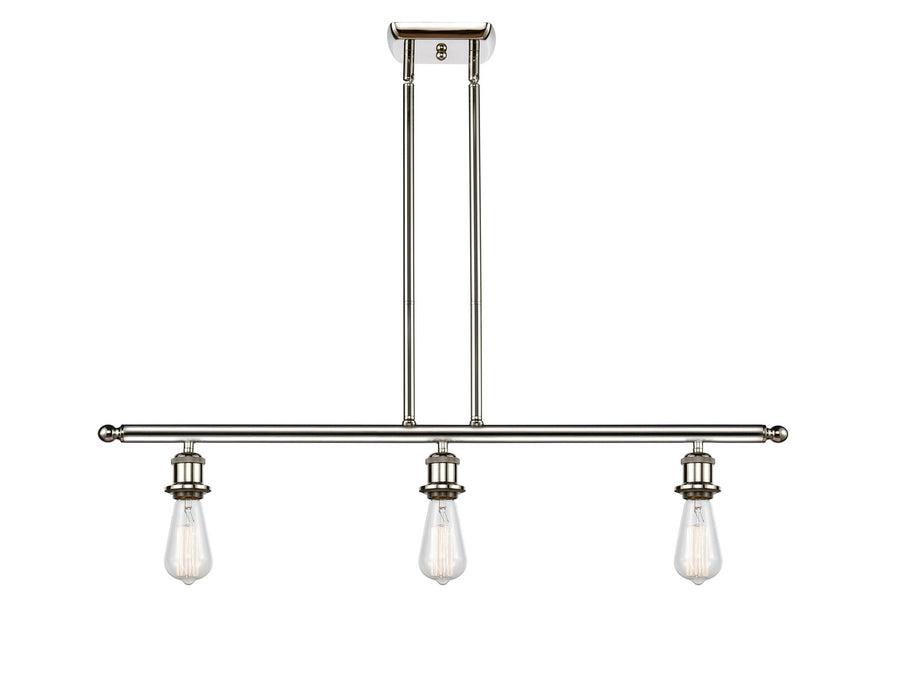 Innovations - 516-3I-PN - Three Light Island Pendant - Ballston - Polished Nickel