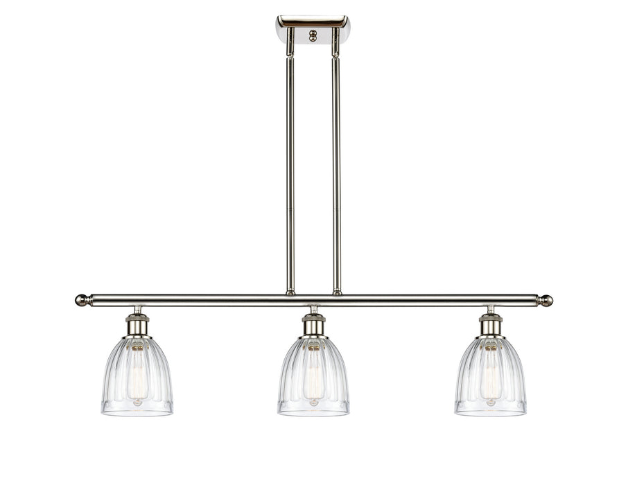 Innovations - 516-3I-PN-G442 - Three Light Island Pendant - Ballston - Polished Nickel