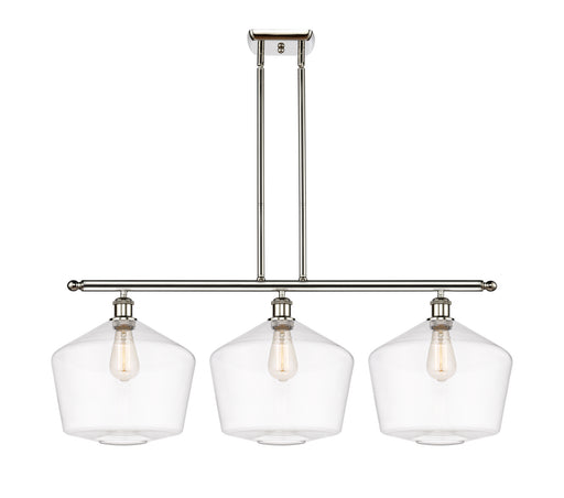 Innovations - 516-3I-PN-G652-12 - Three Light Island Pendant - Ballston - Polished Nickel