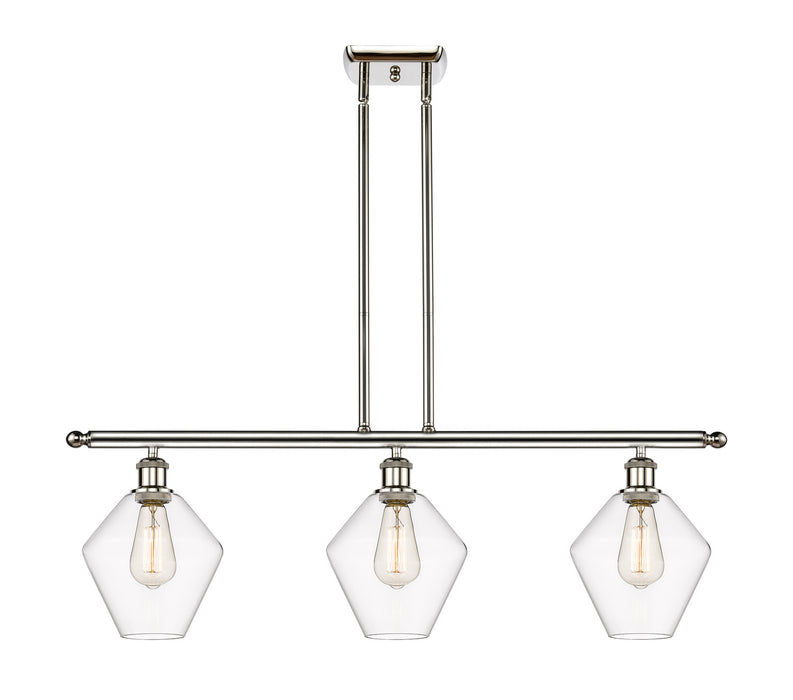 Innovations - 516-3I-PN-G652-8 - Three Light Island Pendant - Ballston - Polished Nickel