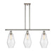 Innovations - 516-3I-PN-G654-7 - Three Light Island Pendant - Ballston - Polished Nickel