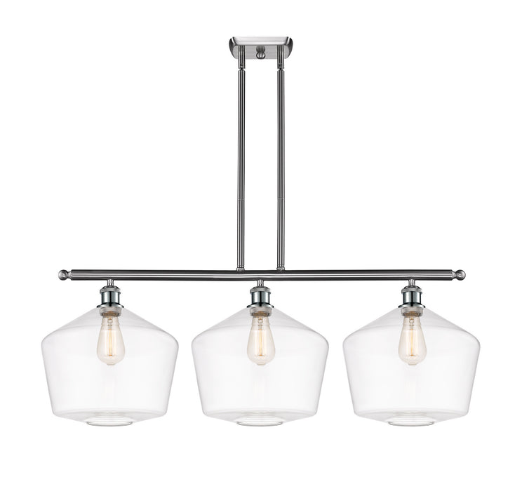 Innovations - 516-3I-SN-G652-12 - Three Light Island Pendant - Ballston - Brushed Satin Nickel