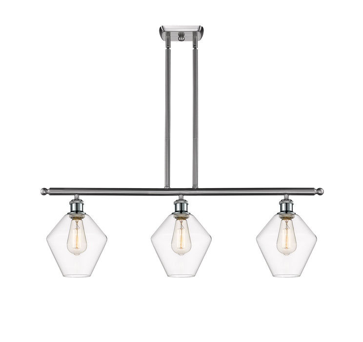 Innovations - 516-3I-SN-G652-8-LED - LED Island Pendant - Ballston - Brushed Satin Nickel