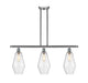 Innovations - 516-3I-SN-G654-7-LED - LED Island Pendant - Ballston - Brushed Satin Nickel