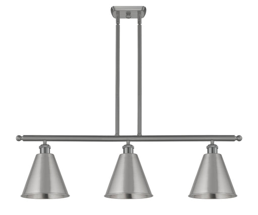 Ballston Three Light Island Pendant Brushed Satin Nickel