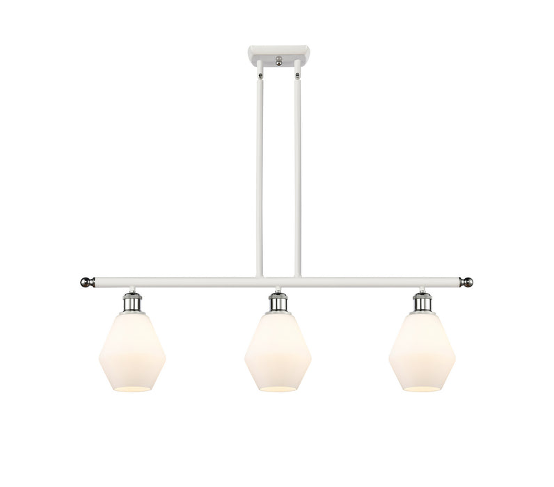 Innovations - 516-3I-WPC-G651-6 - Three Light Island Pendant - Ballston - White and Polished Chrome