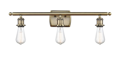 Innovations - 516-3W-AB - Three Light Bath Vanity - Ballston - Antique Brass