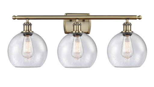 Innovations - 516-3W-AB-G124-8 - Three Light Bath Vanity - Ballston - Antique Brass
