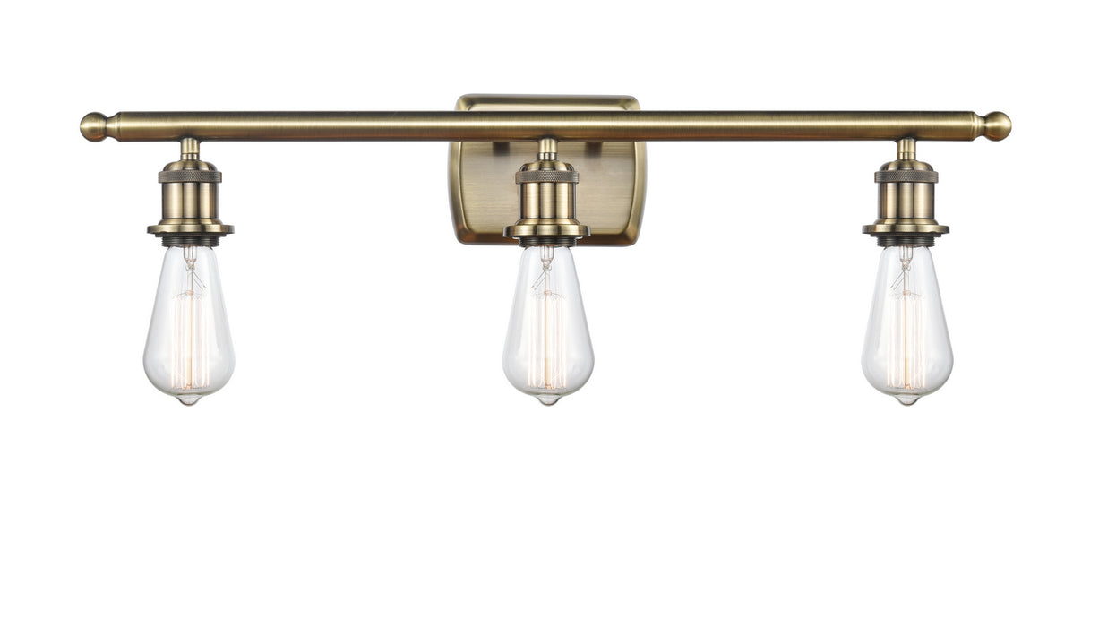 Innovations - 516-3W-AB-LED - LED Bath Vanity - Ballston - Antique Brass