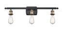 Innovations - 516-3W-BAB - Three Light Bath Vanity - Ballston - Black Antique Brass