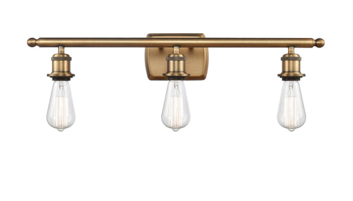 Innovations - 516-3W-BB - Three Light Bath Vanity - Ballston - Brushed Brass