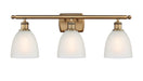 Innovations - 516-3W-BB-G381-LED - LED Bath Vanity - Ballston - Brushed Brass