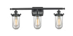 Innovations - 516-3W-BK-CE231-CL-LED - LED Bath Vanity - Austere - Matte Black