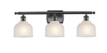 Innovations - 516-3W-BK-G411-LED - LED Bath Vanity - Ballston - Matte Black