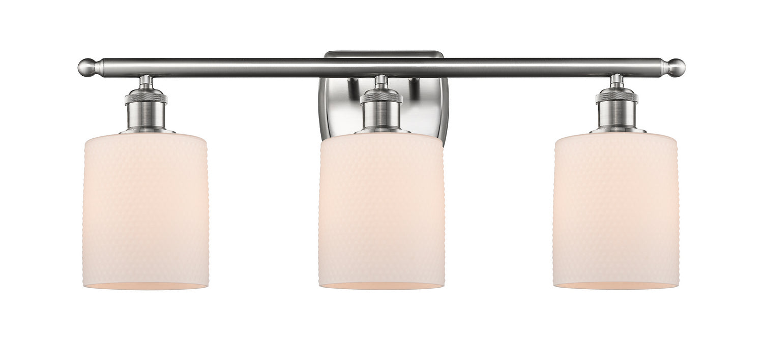 Innovations - 516-3W-SN-G111 - Three Light Bath Vanity - Ballston - Brushed Satin Nickel