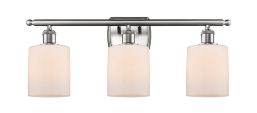 Innovations - 516-3W-SN-G111 - Three Light Bath Vanity - Ballston - Brushed Satin Nickel