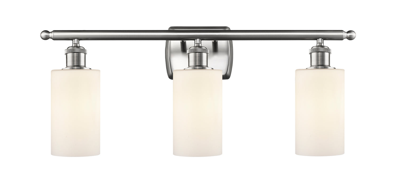 Innovations - 516-3W-SN-G801 - Three Light Bath Vanity - Ballston - Brushed Satin Nickel