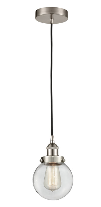 Innovations - 616-1PH-SN-G202-6-LED - LED Mini Pendant - Edison - Brushed Satin Nickel