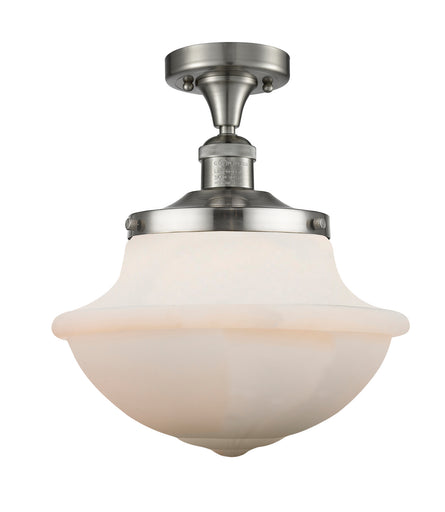 One Light Semi-Flush Mount