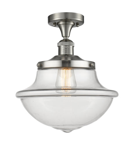 One Light Semi-Flush Mount