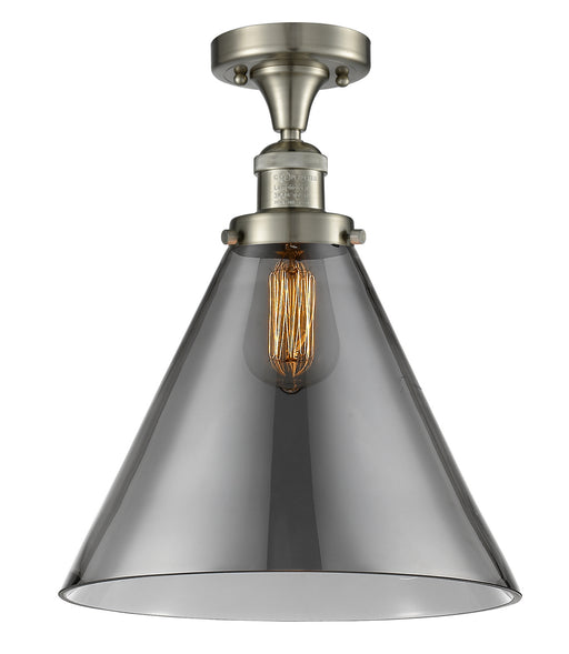 Innovations - 517-1CH-SN-G43-L - One Light Semi-Flush Mount - Franklin Restoration - Brushed Satin Nickel