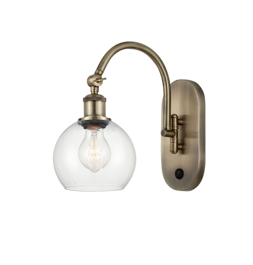 Innovations - 518-1W-AB-G122-6 - One Light Wall Sconce - Ballston - Antique Brass