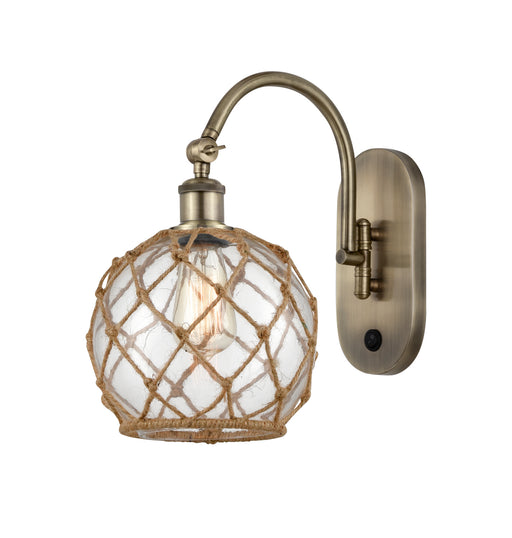 Innovations - 518-1W-AB-G122-8RB-LED - LED Wall Sconce - Ballston - Antique Brass