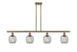 Innovations - 516-4I-AB-G104-LED - LED Island Pendant - Ballston - Antique Brass