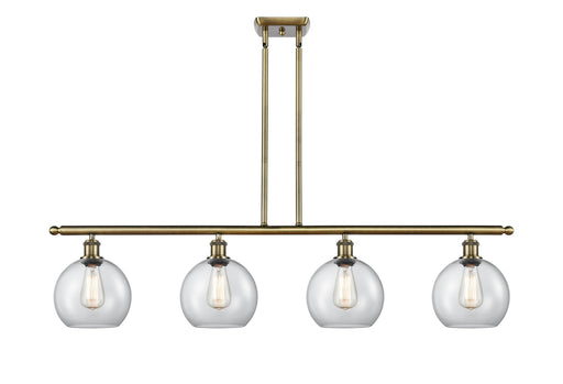 Innovations - 516-4I-AB-G122-8 - Four Light Island Pendant - Ballston - Antique Brass