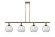Innovations - 516-4I-AB-G122-8-LED - LED Island Pendant - Ballston - Antique Brass
