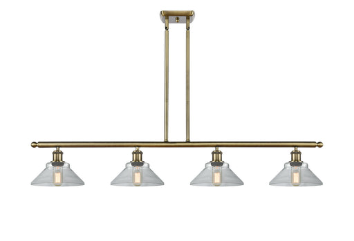 Innovations - 516-4I-AB-G132 - Four Light Island Pendant - Ballston - Antique Brass