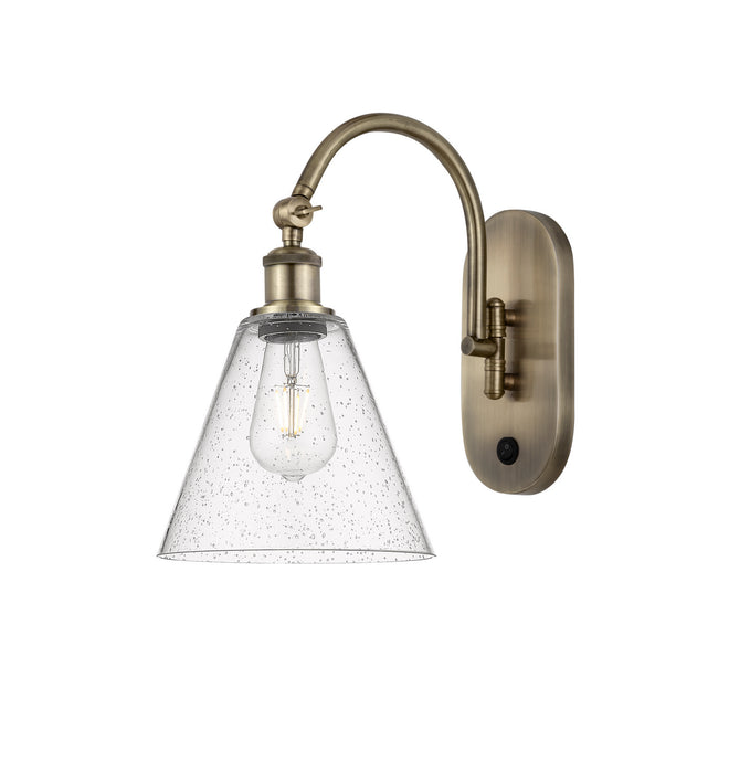 Innovations - 518-1W-AB-GBC-84 - One Light Wall Sconce - Ballston - Antique Brass