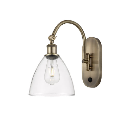 Innovations - 518-1W-AB-GBD-752 - One Light Wall Sconce - Ballston - Antique Brass