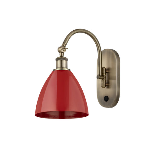 Innovations - 518-1W-AB-MBD-75-RD - One Light Wall Sconce - Ballston - Antique Brass