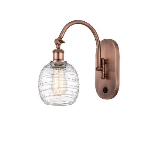 Innovations - 518-1W-AC-G1013 - One Light Wall Sconce - Ballston - Antique Copper