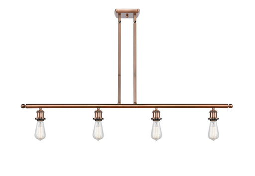 Innovations - 516-4I-AC - Four Light Island Pendant - Ballston - Antique Copper